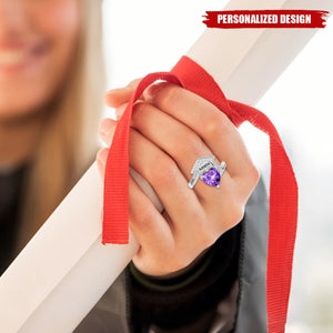 Personalized Graduation Ring - Graduation Gift for Her