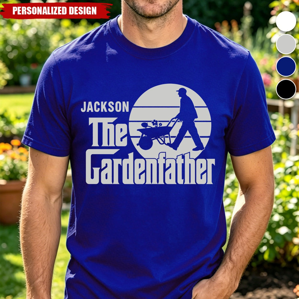 Personalized Name Gardening T-Shirt - Plant Enthusiast Keepsake