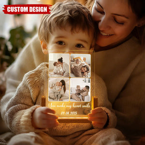 Peronalized Photo LED Night Light – Wedding Gift for Couple, Gift for Family