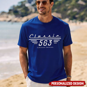 Personalized Classic Custom Birth Year Limited Edition T-Shirt - Father's Day Gifts