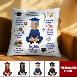 Personalized Class of 2026 Graduation Pillow - Gift For Graduates