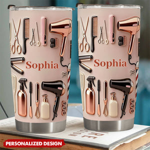 Personalized Hairstylist Tumbler — Custom Name Gift For Hairstylist
