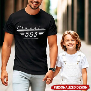 Personalized Classic Custom Birth Year Limited Edition T-Shirt - Father's Day Gifts