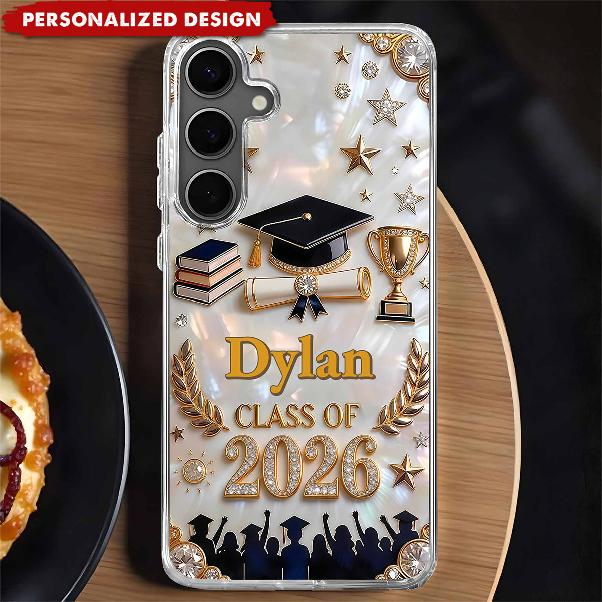 Personalized Graduation Phone Case - Custom Name Gift For Graduates