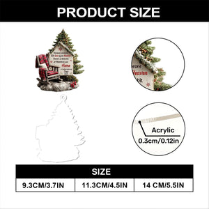 Personalized Memorial Christmas Ornament – Heaven in Our Home Keepsake
