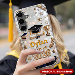 Personalized Graduation Phone Case - Custom Name Gift For Graduates