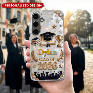 Personalized Graduation Phone Case - Custom Name Gift For Graduates