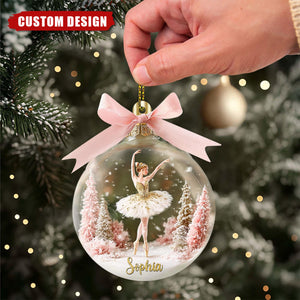 Personalized Ballerina Christmas Ornament – Gift For Ballet Lover