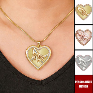 Personalized Name Family Heart Necklace - Mother's Day Gift