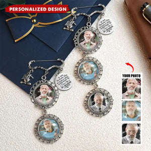 Personalized Graduation Tassel Pin - My Heart Is There Walking Beside You