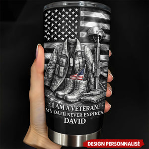 Personalized Veteran Tumbler — Gift For Veterans And Military