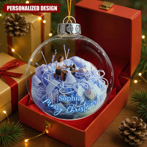 Love Sewing - Personalized Seamstress Christmas Ornament
