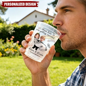 Personalized “These Kids Are Getting Married” Custom Photo Wedding Cups