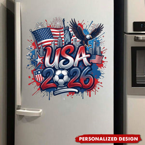 Personalized 2026 World Cup Country sticker - Custom Name
