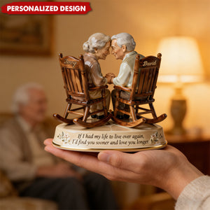 Personalized Couple Plaque – Growing Old Together Love Keepsake