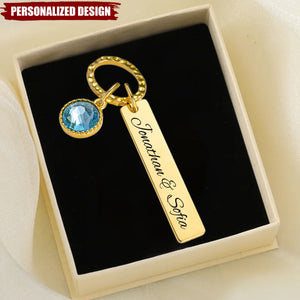 Personalized Wedding Bouquet Charm -  Wedding Gift for the Bride