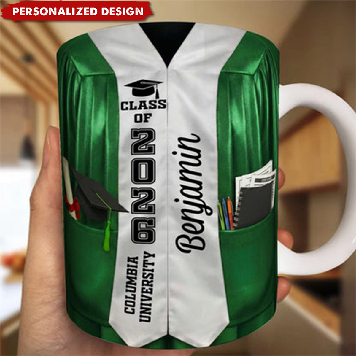Be The Best Of Whatever You Are - Personalized Graduation Gown Mug