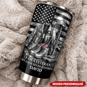 Personalized Veteran Tumbler — Gift For Veterans And Military