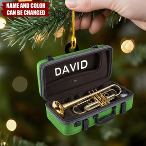 Personalized Trumpet Ornament - Unique Trumpet Gift for Music Lovers