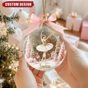Personalized Ballerina Christmas Ornament – Gift For Ballet Lover