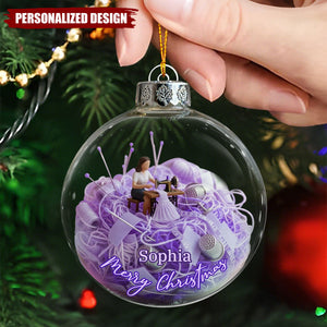 Love Sewing - Personalized Seamstress Christmas Ornament