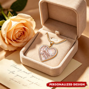 Personalized Name Family Heart Necklace - Mother's Day Gift