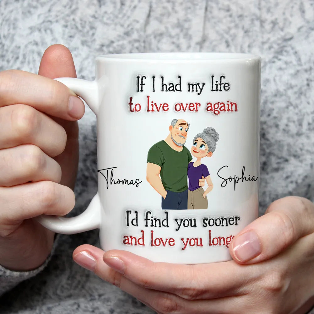 Personalized Cartoon Couple Coffee Mug – Romantic Gift for Couple