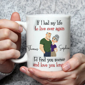 Personalized Cartoon Couple Coffee Mug – Romantic Gift for Couple