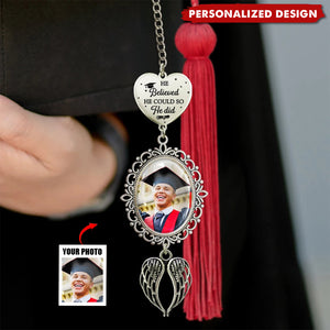 Personalized Photo Graduation Cap Tassel Charm - 2026 Graduation Gift for Her