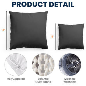 USA 250th Anniversary Floral American Flag Pillow - Perfect for Patriots